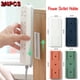 thumbnail image 2 of Soporte montado en la pared, fijador de enchufe sin perforaciones, fijador de enchufe autoadhesivo, tira de alimentación sin costuras, organizador de cables para el hogar, bastidores, 2 of 4