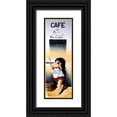 thumbnail image 1 of West, Ronald 11x24 Black Ornate Wood Framed with Double Matting Museum Art Print Titled - Pina Colada, 1 of 4