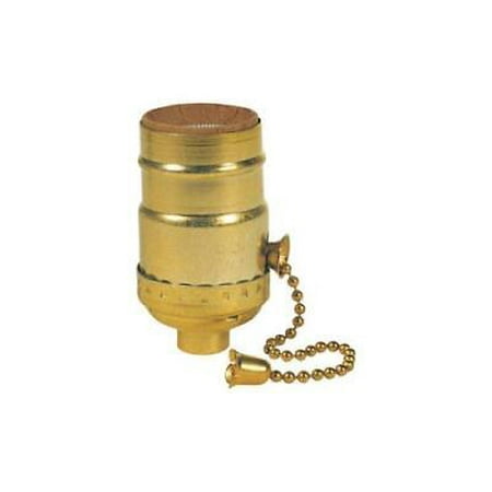 

Westinghouse Brass Medium Base Pull Chain Socket 1 pk