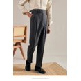 thumbnail image 4 of Vintage Men's Cotton Casual Pants Relaxed Fit Trousers  Dress Pants, 4 of 4