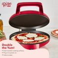 thumbnail image 4 of Rise by Dash 12 inch Pizza Maker and Skillet, 12 inch, Red, 4 of 7