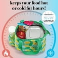 thumbnail image 5 of Fit + Fresh Insulated Lunch Bag for Women with Salad Container, Lemon Breeze, 5 of 8