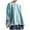 Sweater 383# Blue, variant on oqasdz Womens Sweaters Round Neck Cotton Linen Solid Color Thin Long Sleeve Breathable Fall Retro Fashion Tops Casual Versatile
