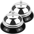 thumbnail image 1 of 2 campanas de mesa para cena, campanas de servicio, campanas de llamada para cocina, campanas de mesa de metal, 1 of 6