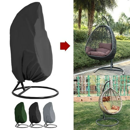 Outdoor Patio Hanging Chair Cover Heavy Duty Egg Swing Chair Covers Dust Cover Outdoor Garden Waterproof Protector