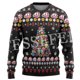thumbnail image 3 of Suéter feo de punto de Papá Noel para Navidad, cosplay de Navidad, dibujo animado, grafiti vintage, manga larga, impresión 3D, jersey de invierno Harajuku V, 3 of 5
