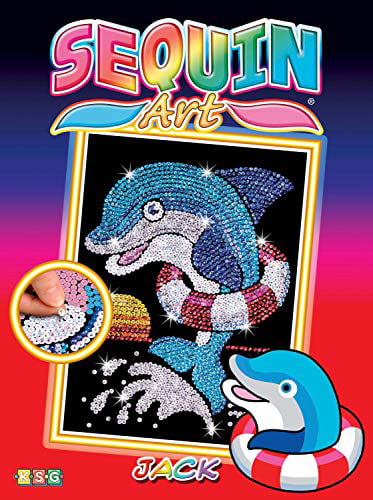 Sequin Art Red Jack the Dolphin 