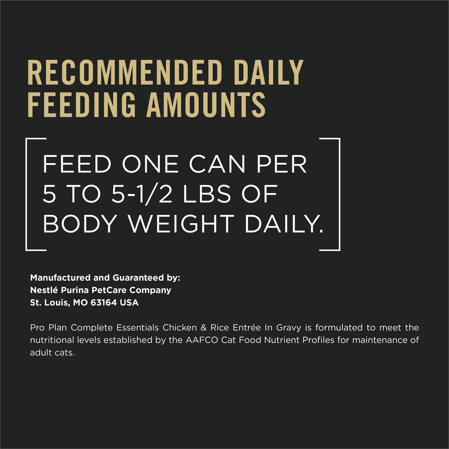 Purina Pro Plan Complete Essentials Chicken & Rice Entrée in Gravy, Wet Cat Food 85 g