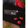 thumbnail image 3 of 6.5" Cleaver Knife, Heavy-Duty Kitchen Knife for Chopping Root Vegetables, Bones, and Meat, 3 of 5