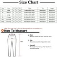 thumbnail image 3 of SDNall Cotton and linen pants women Fashion Womens Casual Solid Color Elastic capri Pants Straight Wide Leg Trousers with Pocket for women, 3 of 9