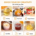 thumbnail image 2 of unbranded 6pcs Pantry Jars Transparent Food Storage Container With Lid, 2 of 8