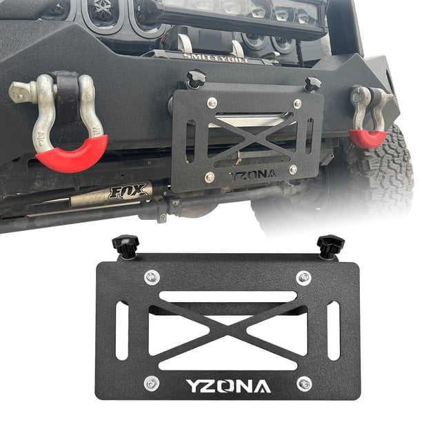 YZONA Universal License Plate Mount for Anchor Cable Fairlead for