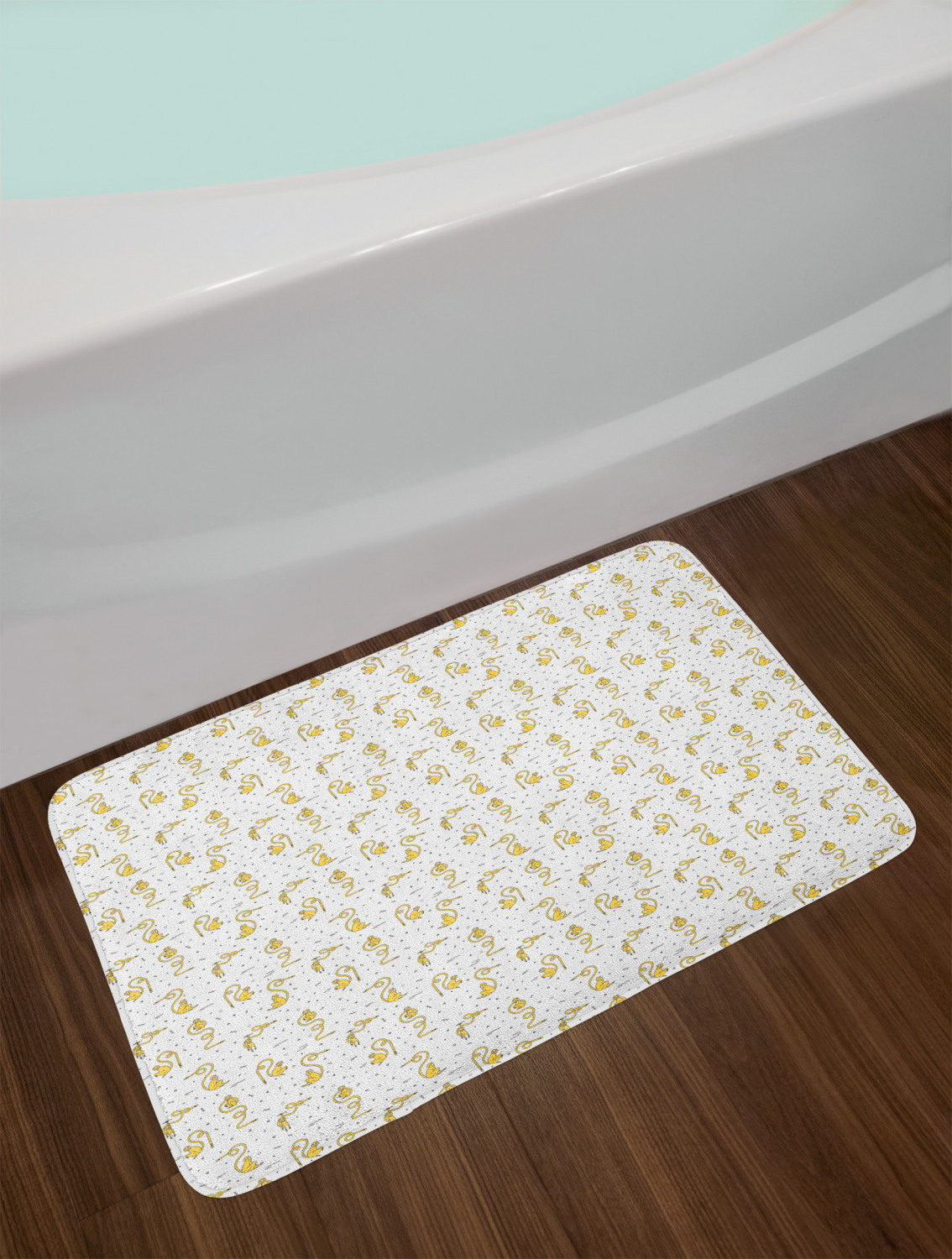 Monkey Animal Bath Rugs Absorbent Non Slip Door Mats Soft Carpet