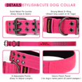 thumbnail image 3 of Collar para perros Yunleparks Tactical para perros medianos y grandes, color rosa, 3 of 7