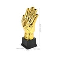 thumbnail image 2 of OULII Football Competition Trophy Goalkeeper Gloves Trophy Golden Plastic 1Pcs For Competitions, 2 of 5