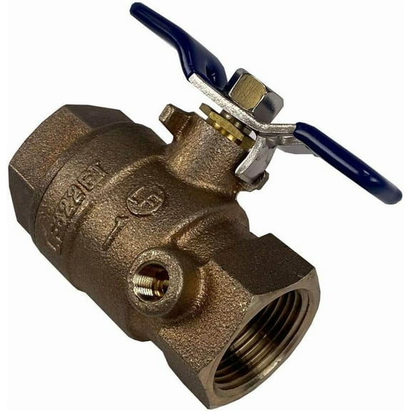 Brass Backflow Ball Valve with Test Port 1 in. FPT | BBVB-100T