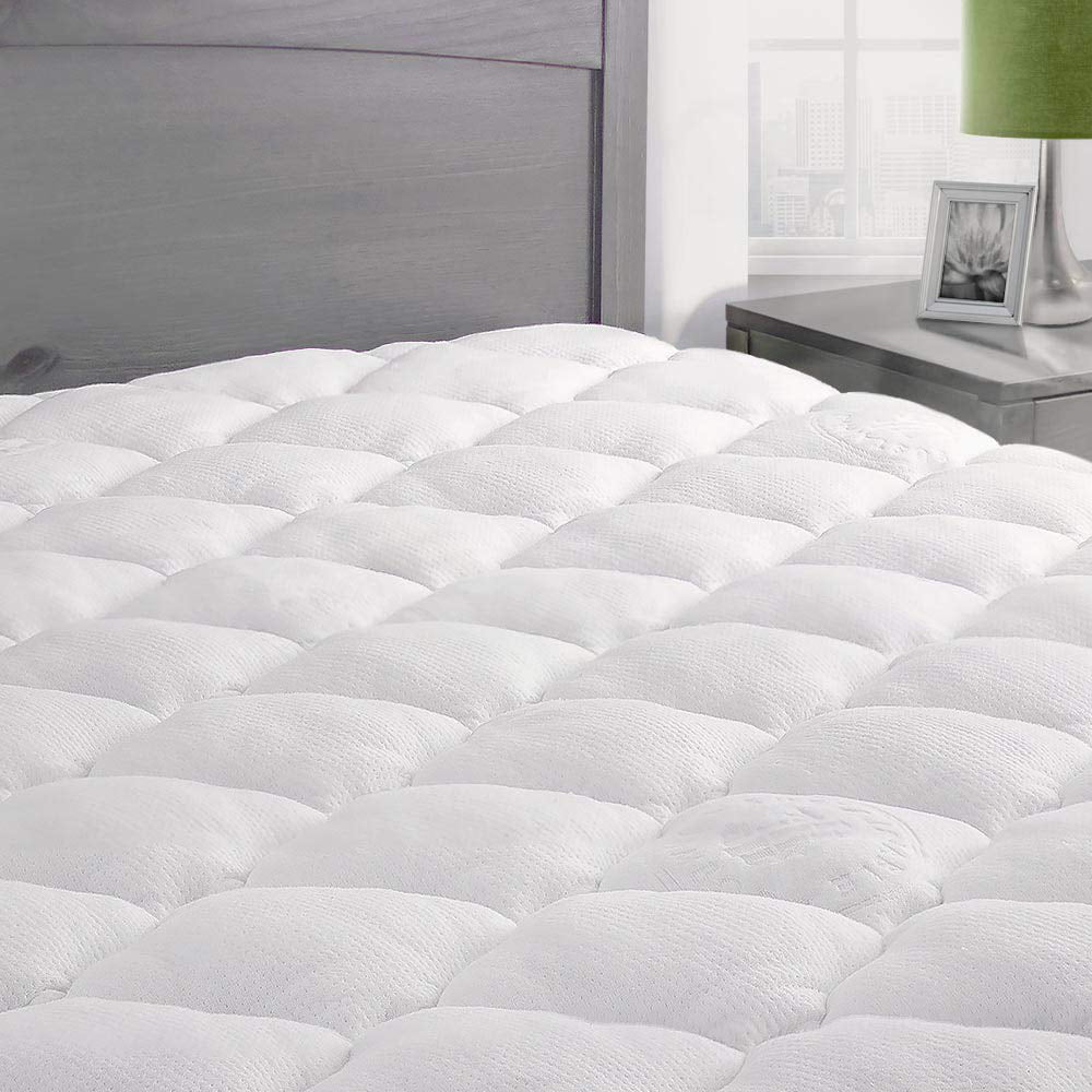 AB Lifestyles RV 72x80 Deep Pocket Fitted Mattress Pad Diamond Quilted Fitted 