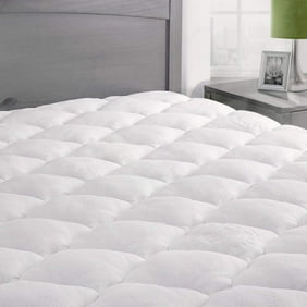 The Mega Thick Mattress Pad Topper Pillow Top Walmart Com
