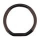 thumbnail image 1 of Cubierta de volante de cuero artificial PU Unique Bargains, protector de volante de coche de 14.96" en negro con patrón de fibra de carbono marrón oscuro, 1 of 6