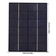 thumbnail image 3 of Panneau solaire portable en silicium polycristallin 5,5 W 6 V avec port CC pour chargeur de batterie DIY, 3 of 4