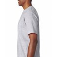 thumbnail image 3 of Bayside Adult 6.1 oz., 100% Cotton Pocket T-Shirt - ASH - 3XL, 3 of 3