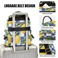 thumbnail image 3 of FORMRS Mini Backpack Purse for Women Travel Daypack Casual Shoulder Bag, Lemon Checkered, 3 of 7