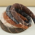 thumbnail image 4 of Bandas Laklulu para niñas y mujeres, diademas de felpa, aros para el pelo para uso diario, 4 of 5
