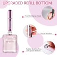 thumbnail image 4 of 4 Pcs Mini Refillable Perfume Portable Atomizer Bottle, 5ml Bottom-Fill Perfume Spray Scent Dispenser, Leak-Proof Travel Pump for Cologne, Aftershave & Purse (Silver/Pink/Blue/Black/), 4 of 7
