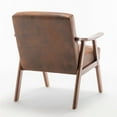 thumbnail image 4 of Uspridefurniture Cedrice 26.37" Microfiber Accent Chair,Brown, 4 of 5
