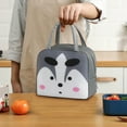 thumbnail image 4 of JoyMoreHome Portable Insulated Lunch Bag Cute Reusable Lunch Box for School Picnic Leakproof Lunch Tote Handbag, 4 of 6