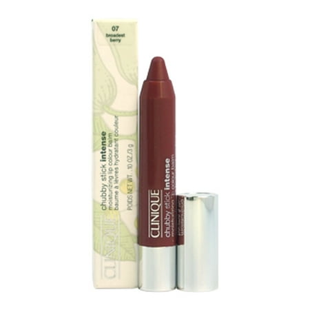 Clinique Chubby Stick Intense Moisturizing Lip Colour Balm - 07 Broadest Berry 0.1 oz (Best Clinique Lipstick For Indian Skin)