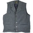 thumbnail image 2 of Wyoming Traders Men's Buckaroo Wool Vest, Charcoal, Medium, 2 of 4