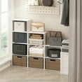 thumbnail image 5 of Furinno Reed 3-Tier Open Shelf Multipurpose Closet & Clothing Storage, Storage Organizer, White, 5 of 5