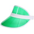 thumbnail image 2 of Plastics Sun Visors Multicolored UV Protection Hat Cap Headwear for Golf Tennis Cycle, 2 of 7
