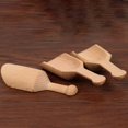 thumbnail image 3 of 6 uds Mini cucharas de madera pequeñas sales de baño cuchara de caramelo para especias té café granos, 3 of 5
