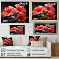thumbnail image 4 of Designart "Vibrant Hibiscus in Coral" Floral Wall Art Print, 4 of 5