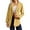 Yellow, variant on CharmCyan Women’s Open Front Casual Blazer Jacket with Lapel Collar and Long Sleeves for Office Business and Daily Wear Beige L