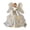 B, variant on KEUSN 9.84-Inch White and Silver Fiber Optic LED Angel Treetop