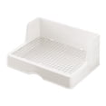 thumbnail image 2 of S SERENABLE Potty Toilet Pet Pan Hedgehog Splashproof Corner Rabbit Litter Box with Grid Small Grid 16mm, 2 of 6