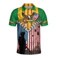 thumbnail image 2 of Customize Name Vietnam Veteran War U.S Army Proud American Eagle Flag Vet Men's Polo Shirt S-5XL, 2 of 5