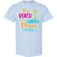 thumbnail image 3 of Inktastic Spring Break the Beach is My Happy Place T-Shirt, 3 of 5
