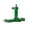 Green, variant on Titan Attachments 3 Point Gooseneck Tractor Trailer Hitch - Fits Category 1 Tractors, Green Finish, 2" Receiver Hitch, 2" Gooseneck Ball