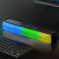 thumbnail image 5 of golytefs Rgb Wireless Speaker Bluetooth-compatible 3D Stereo Sound Bar Usb Powered Portable Mini Loudspeakers with Subwoofer Double Speaker High Volume for Pc Laptop, 5 of 9