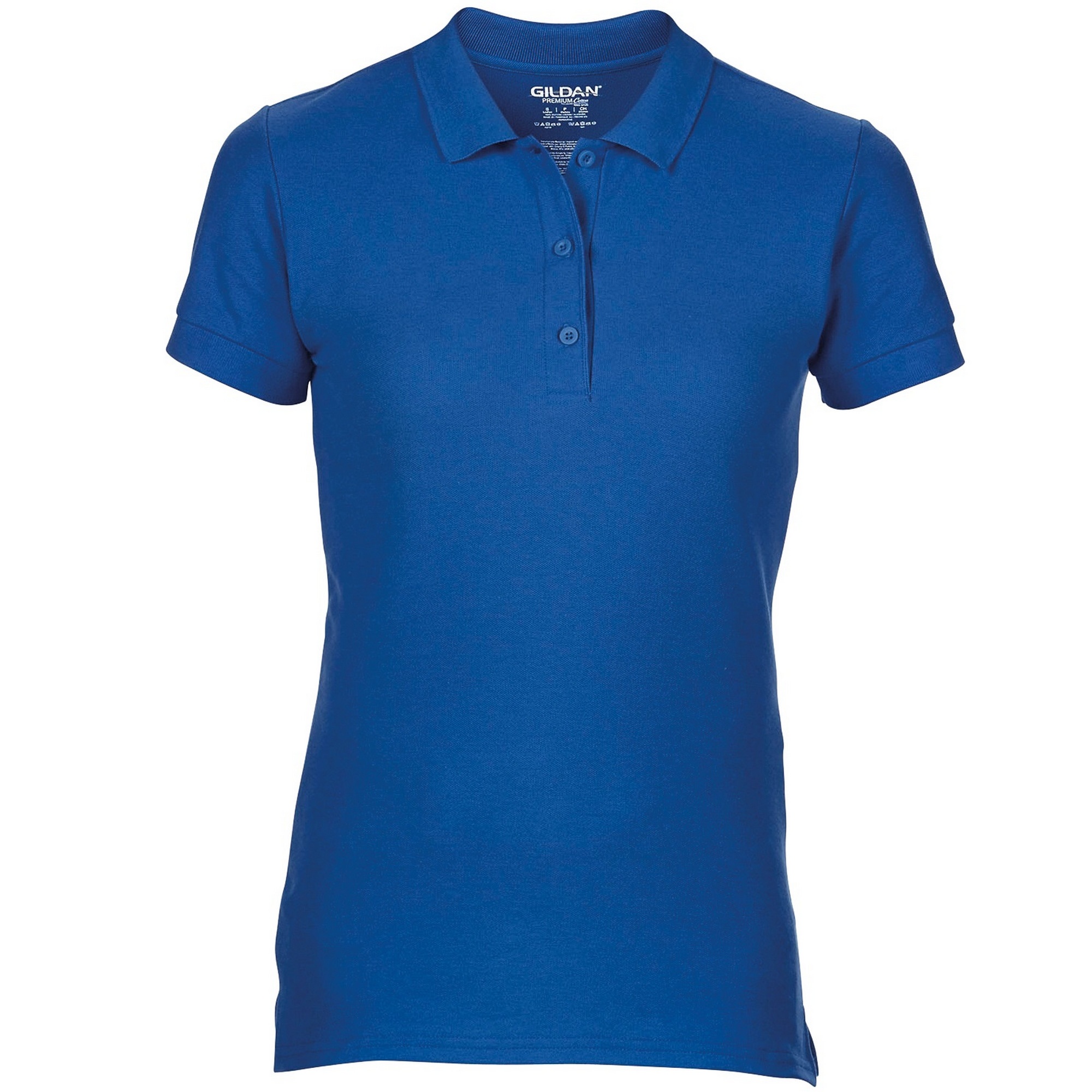 ladies blue polo shirt