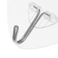 thumbnail image 3 of KAKOWELY transparent ceiling hooks 20pcs Heart Shaped Decorative Wall Hooks Transparent Strong Adhesive Wall Hooks For Home Kitchen Bathroom No Nail Utility Ceiling Hooks, 3 of 4