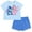 Blue, stitch / angel, variant on Disney Minnie Mouse T-Shirt and Mesh Shorts Outfit Set Toddler to Big Kid