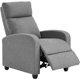 thumbnail image 1 of FDW Recliner Chair for Living Room Home Theater Seating Single Reclining Sofa Lounge with Padded Seat Backrest (Black) My Lux Decor Round, 1 of 12