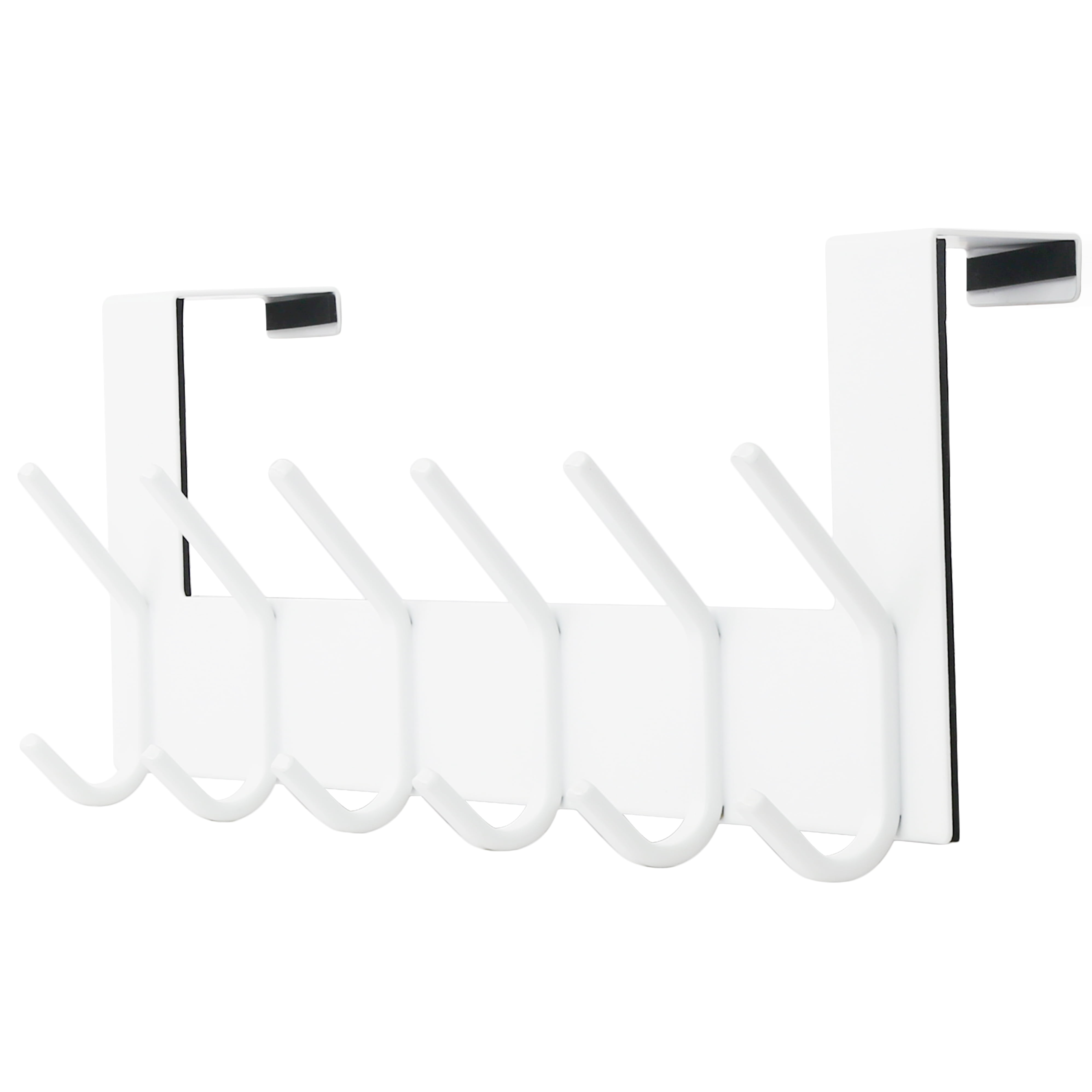 Dseap over the Door Hooks,Sturdy Towel Rack with 6dual Hooks Hanger