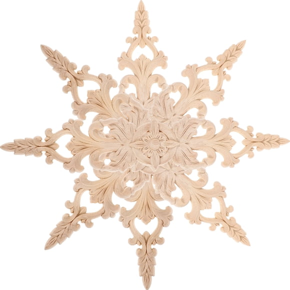 TEHAUX 4Pcs Wood Trim Molding Decorative Appliques for Vintage Furniture and Cabinets