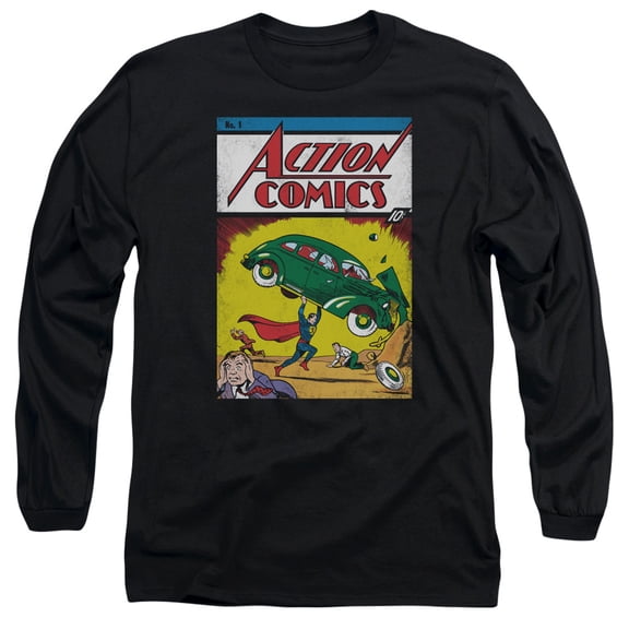 Superman - Action No. 1 - Long Sleeve Shirt - XX-Large